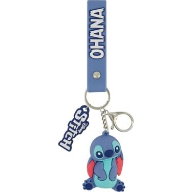 Imagem de Chaveiro e bolsa de pulso Disney Stitch com chaveiro, azul, Azul, Standard