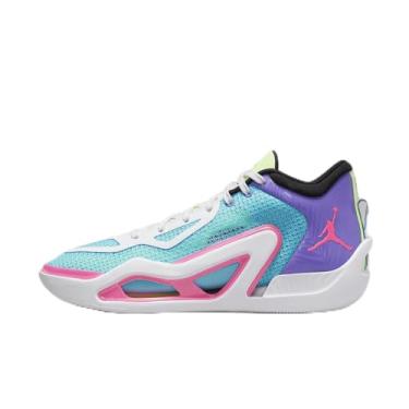Imagem de Nike Tênis de basquete Tatum 1 (FV0169-400, Lagoon Pulse/Psychic Purple/White) Tamanho 42