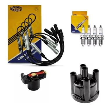 Imagem de Kit Cabo Vela Rotor E Tampa Gol Parati Saveiro Mi 1.6 1.8