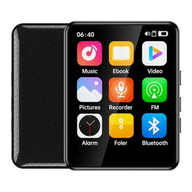 Imagem de MP3 Player MP4 Player Bluetooth 5.3 Música Digital Portátil MP3 Player Bluetooth Suporte TF Cartao de Memoria de Ate 128gb (Preto)
