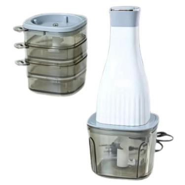 Imagem de Triturador Mixer  Lâminas Cortes Vegetais Carnes Frutas 110V - jdmazin