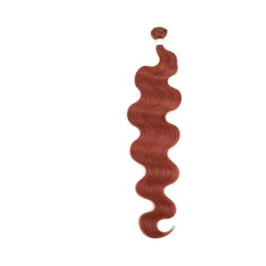 Imagem de Extensions de Cabelo Sintético Ombre Loiro 613 - Onda Corporal, Laranj