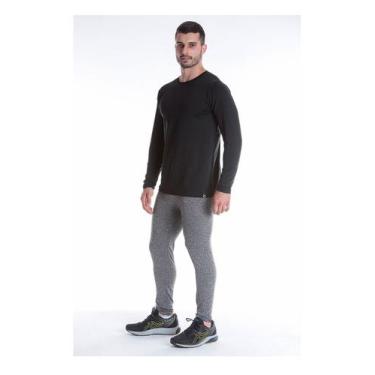 Imagem de Camiseta Térmica Decote Redondo Com Fleece Interno - QUESTION SPORT, 1