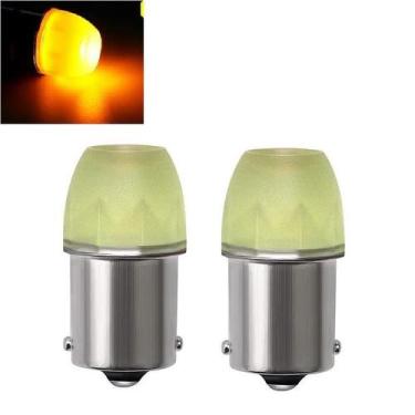 Imagem de Par Lâmpada Led 1 Polo ou 2 Polos Strobo - Lagos Importadora, Laranja,