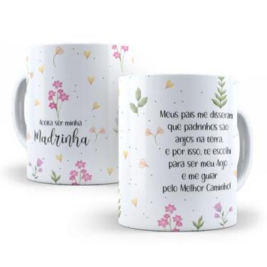 Imagem de Caneca de Cerâmica Branca Personalizada 325ml Tema Crisma - Mecolour
