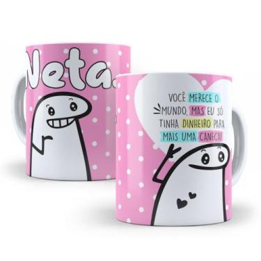 Imagem de Caneca de Cerâmica 325ml Flork Família - Mecolour