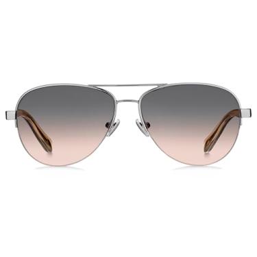 Imagem de Fossil Óculos de sol femininos aviador Fos3062s, Rutênio Nude, 57 mm
