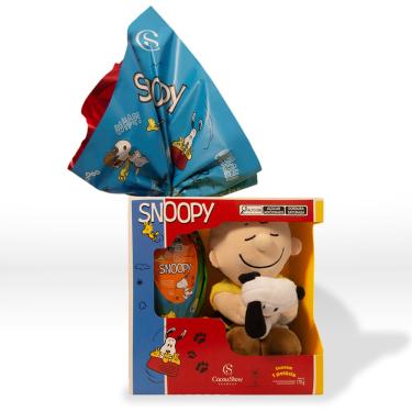 Imagem de Ovo de Páscoa ao Leite Pelúcia Snoopy com Charlie Brown 170g