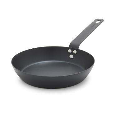 Imagem de GreenPan Frigideira Bobby Flay de aço carbono de 20 cm, pré-temperada, naturalmente antiaderente, livre de PFAS, resistente, segura para altas temperaturas, durável e versátil para fogão, forno