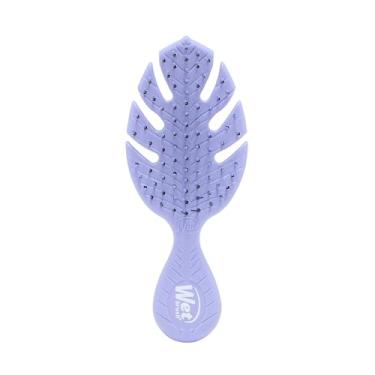 Imagem de Wet Brush Go Green Mini Desembaraçador, Roxo – Escova de cabelo desembaraçante para viagem – Cerdas IntelliFlex ultra macias deslizam pelos emaranhados e soltam os nós suavemente enquanto