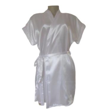 Imagem de Robe de Cetim - Cetim Charmousse - Manga curta - Noiva - Madrinhas - B