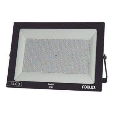 Imagem de Refletor Led Bivolt Foxlux, Preto, 200W