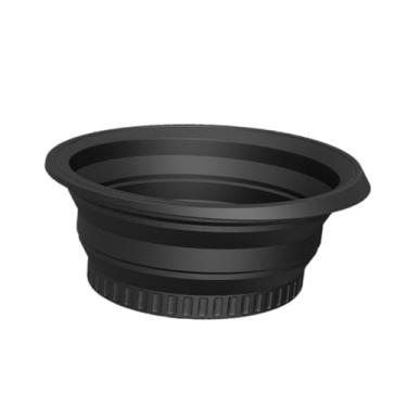 Imagem de IEUDNS Banheira de bebida de gelo de lavagem dobrável, multiuse, lavatório de balde portátil de pan portátil para acampar RV para lavar vegetais de viagem RV, Preto