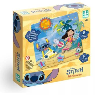 Imagem de Brinquedo Educativo Alinhavos Disney Stitch 4112 - Nig Brinquedos