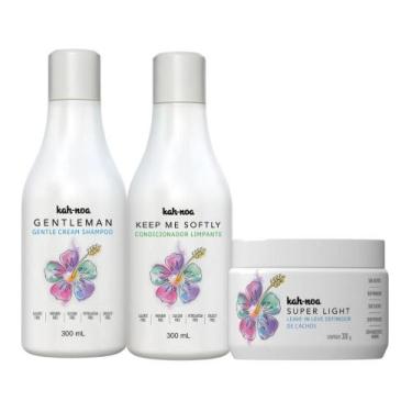 Imagem de Kit Shampoo, Condicionador, Super Light Kah-Noa