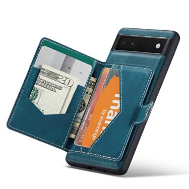 Imagem de Hongxinyu Capa para Google Pixel 7A, carteira magnética destacável com compartimento para cartão e dinheiro, suporte para carregamento sem fio, suporte funcional compatível com Google Pixel 7A 5G 2023