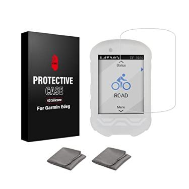 Imagem de Chooee Capa protetora de silicone 4D para Garmin Edge 530 com protetor de tela transparente