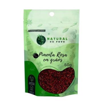 Imagem de Pimenta Rosa em Grãos Importada Pura 100% Natural Pouch 50g  - Natural