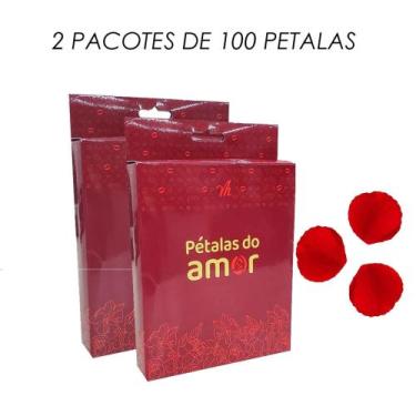Imagem de Kit Pétalas do Amor com Caixa Personalizadas - 2 PACOTES - peta