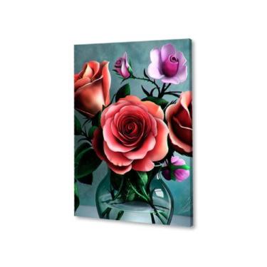 Imagem de Vaso de Flores Quadro Unitário  50x70 - NEYRAD