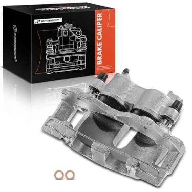 Imagem de A-Premium Conjunto de pinça de freio a disco com suporte compatível com modelos selecionados de Jeep - Grand Cherokee 1999 2000 2001 2002, com sistema de freio ATE - lado dianteiro direito do