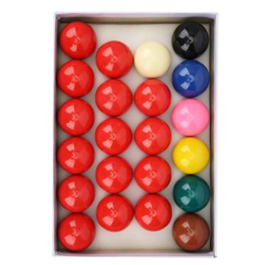 Imagem de GRCFUMO 22PCS Bolas de sinuca, bolas de bilhar, 52,2mm 2,1 em bolas de mesa de bilhar com sinuca de sinuca definido