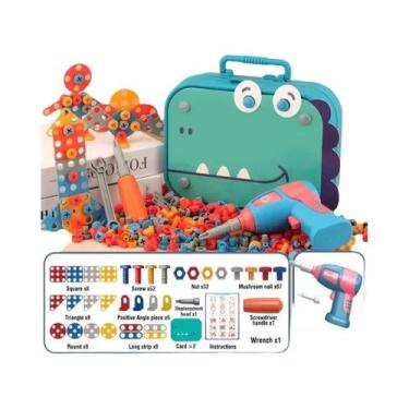 Imagem de Meninos Meninas Diy Criativo Broca Elétrica Parafuso Porca 3d Puzzle M