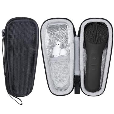 Imagem de co2CREA Estojo Rígido Para Transporte Compatível Com Någracoola Clie 2 1 Silicone Face Scrubber E Escova De Limpeza Facial (Preto)