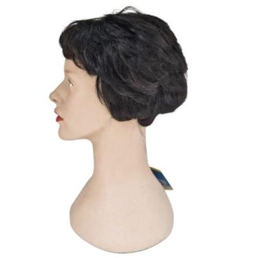 Imagem de Peruca Sintética Antonella - Ashanti, Preto com Acaju