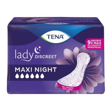 Imagem de Absorvente Lady Discreet Maxi Night C6 Seco  Tena - Tena - Essity Do B