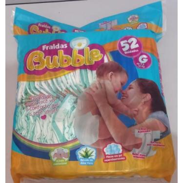 Imagem de FRALDA BUBBLE G C/52 9 a 14 Kilos