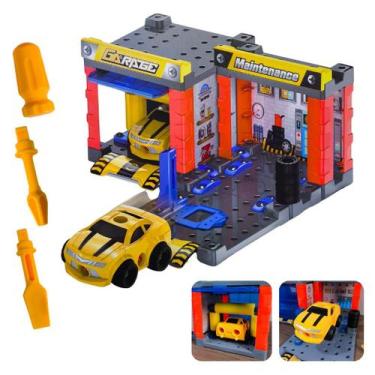 Imagem de Brinquedo Oficina De Carro Com Lava Rápido Funcional carrinho desmonta