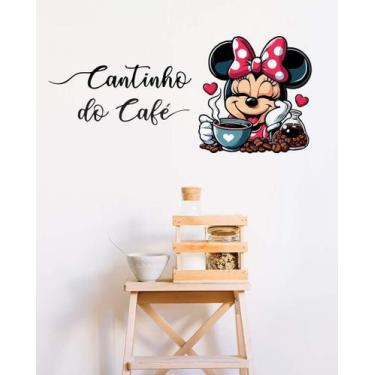 Imagem de Adesivo De Parede Cantinho Do Café Da Minnie - Lojinha Da Luc Adesivos