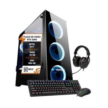 Imagem de Pc Gamer Intel Core I9 9 Memória 16Gb Rtx 2060 Ssd 960Gb - Wj Info