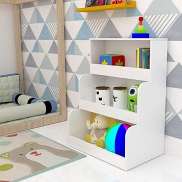 Imagem de Organizador De Brinquedos Infantil Mathias 100% Mdf
