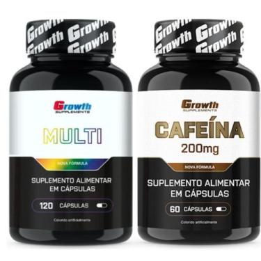 Imagem de Multivitaminico 120 Caps + Cafeina 200mg 60 Caps Growth