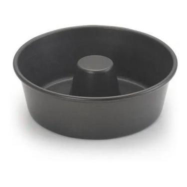 Imagem de Forma de Bolo e Pudim 22cm C/ Cone Nº 2  Antiaderente Teflon C/5 Camad