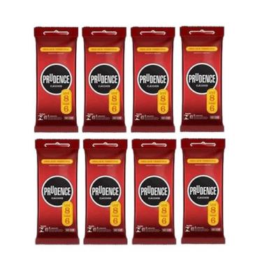 Imagem de Kit 8 Preservativo Prudence Clássico LV8/PG6