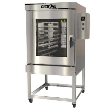 Imagem de Forno Turbo A Gás Venâncio Ciclone 8 Esteiras Interior e Exterior Inox 127V FTCG8