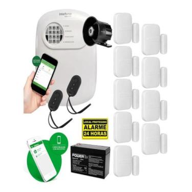 Imagem de Kit Alarme Anm 24 Net App Celular 9 Sem Fio Intelbras