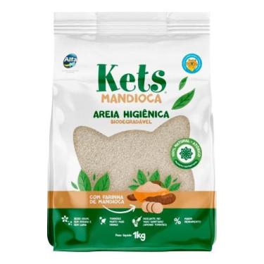 Imagem de Areia Higienica Sanitaria Gatos 1kg Ket - Alfa Pet