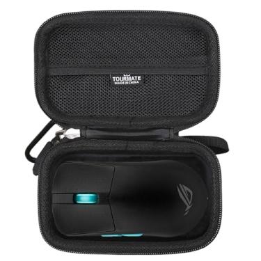 Imagem de Tourmate Capa rígida de armazenamento para mouse gamer sem fio ASUS ROG Harpe/Harpe Ace Extreme/Harpe Mini 54g – Capa de viagem para MCHOSE (apenas caixa)