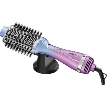 Imagem de Escova Secadora Mondial By Juliette 1200W, Rosa/Azul, Bivolt