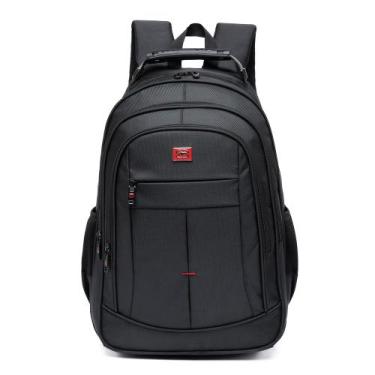 Imagem de Mochila Preta Executiva Ecko Masculina Grande Reforçada Ideial para Tr