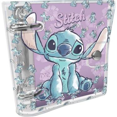 Imagem de Fichário Mini STITCH com Fecho de Botão para 80 Folhas - DAC