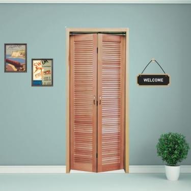 Imagem de Porta Camarão Completa Veneziana Kit Preto 92x210cm em Madeira Maciça 