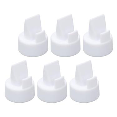 Imagem de Aramox 6 Pack Duckbill Válvulas Substituição, S2 S1 9 Plus Breastpumps Com Peças de Silicone Pull Tab, Duckbill Válvulas para Dew 350, Líquido Silicone Válvulas, Máquina de Lavar Louça