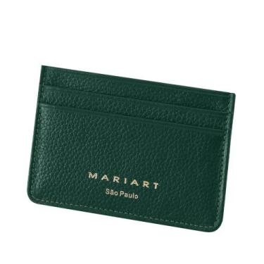 Imagem de Porta-Cartão Couro Mariart Babaçu, Amazônia