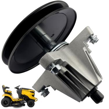 Imagem de JAVENYIMAN 618-09258 Conjunto de eixo de deck de 116,8 cm adequado para Cub Cadet XT2-LX46 XT1-LT46, MTD Craftsman T1500 T2400, Troy Bilt 46 XP 46I XP substitui 618P09258