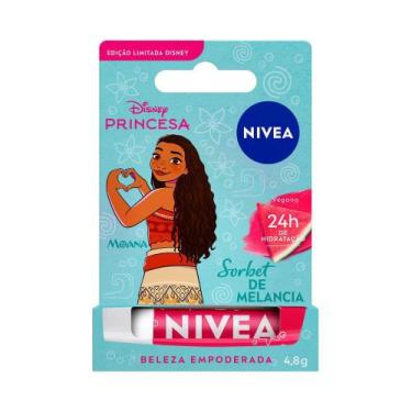 Imagem de Hidratante Labial Nivea Disney Princesa Moana Sorbet de Melancia 4,8g